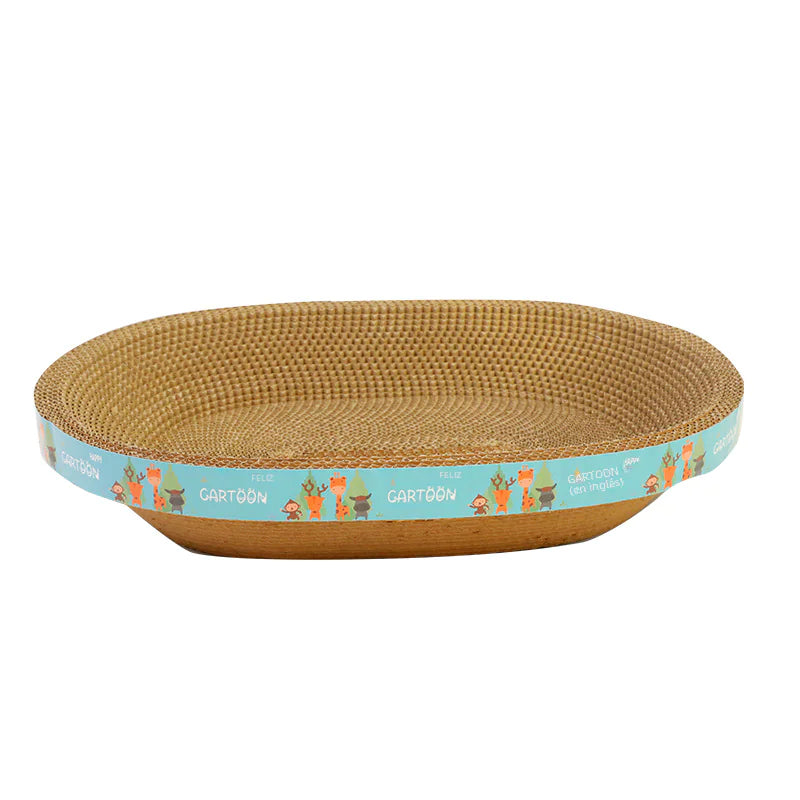 New Multi-Size Cat Scratching Bowl with Corrugated Cardboard