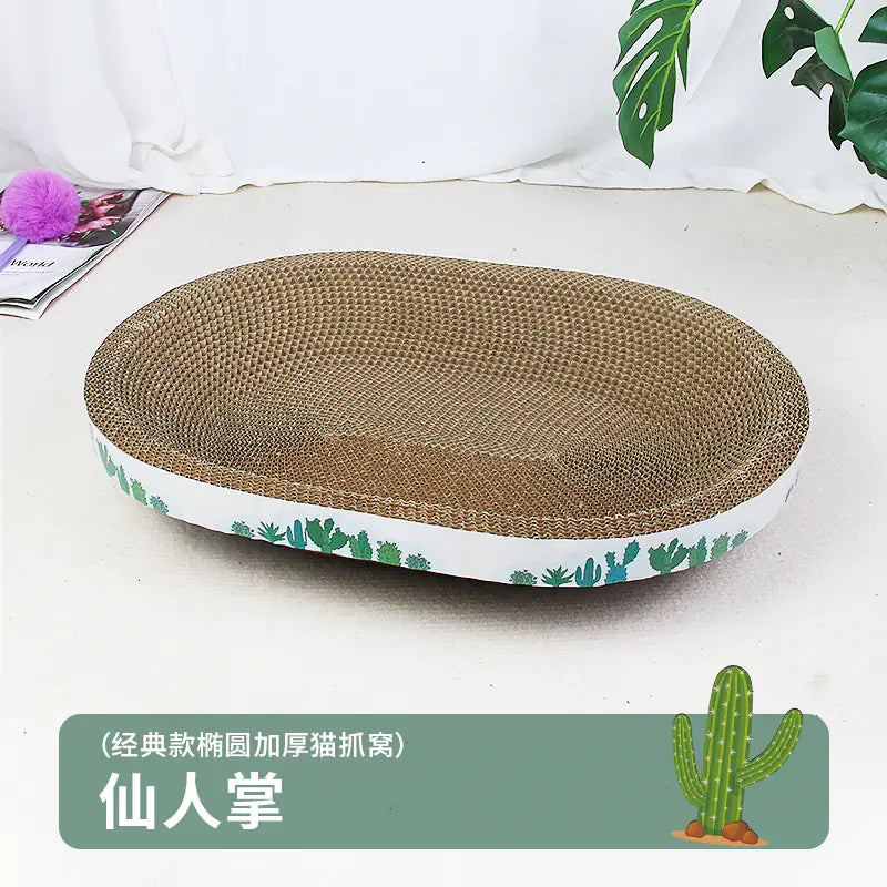 New Multi-Size Cat Scratching Bowl with Corrugated Cardboard