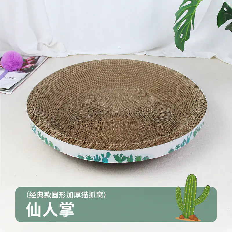 New Multi-Size Cat Scratching Bowl with Corrugated Cardboard