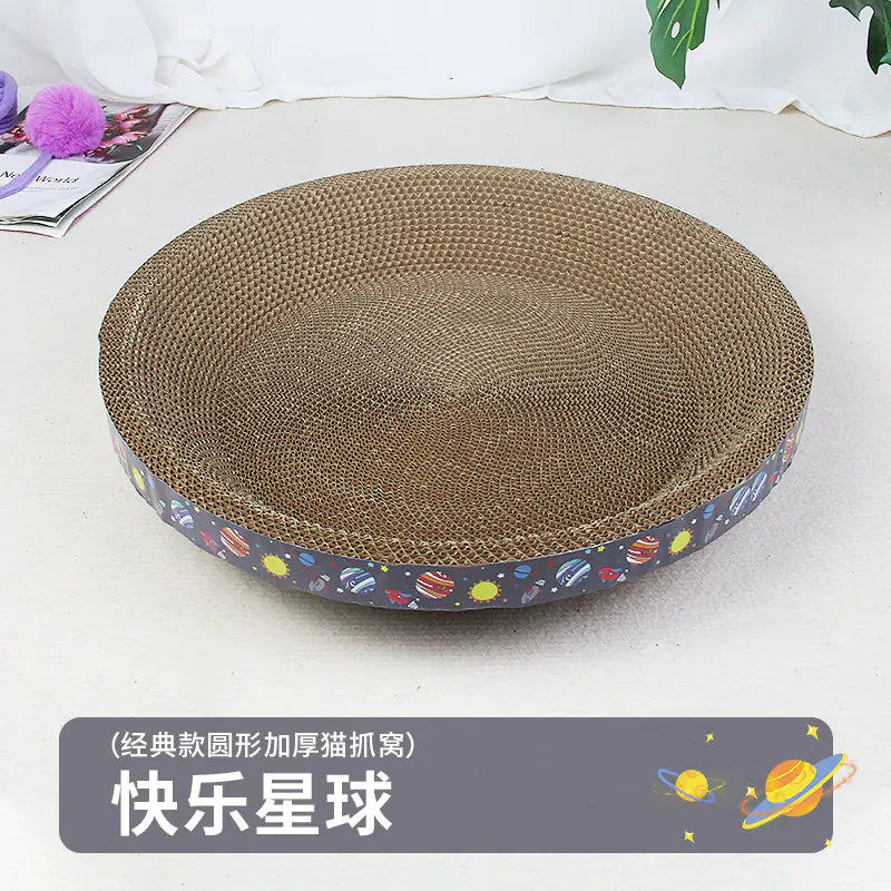 New Multi-Size Cat Scratching Bowl with Corrugated Cardboard