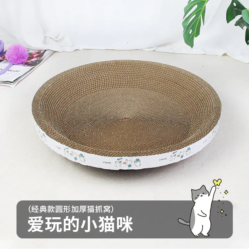 New Multi-Size Cat Scratching Bowl with Corrugated Cardboard