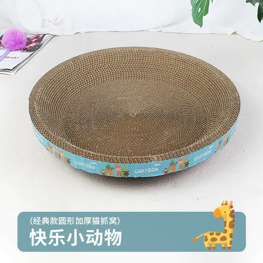 New Multi-Size Cat Scratching Bowl with Corrugated Cardboard