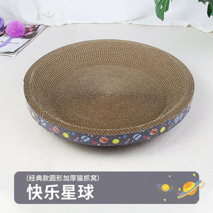 New Multi-Size Cat Scratching Bowl with Corrugated Cardboard