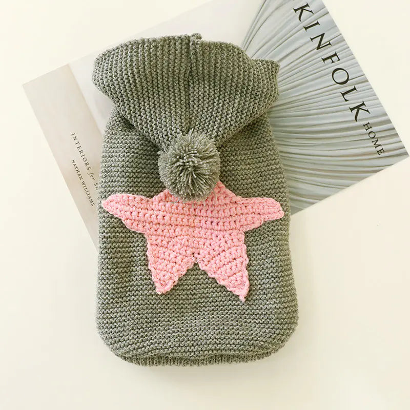 Sweater for Dogs and Cats with Stars