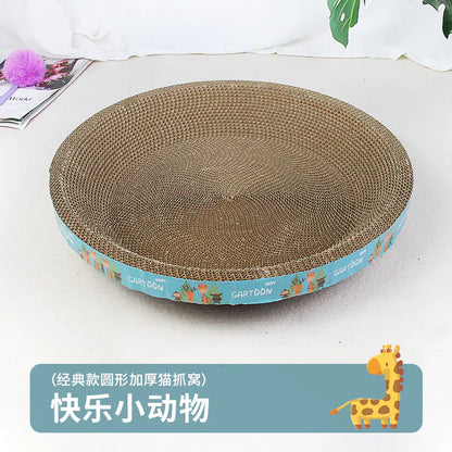 New Multi-Size Cat Scratching Bowl with Corrugated Cardboard